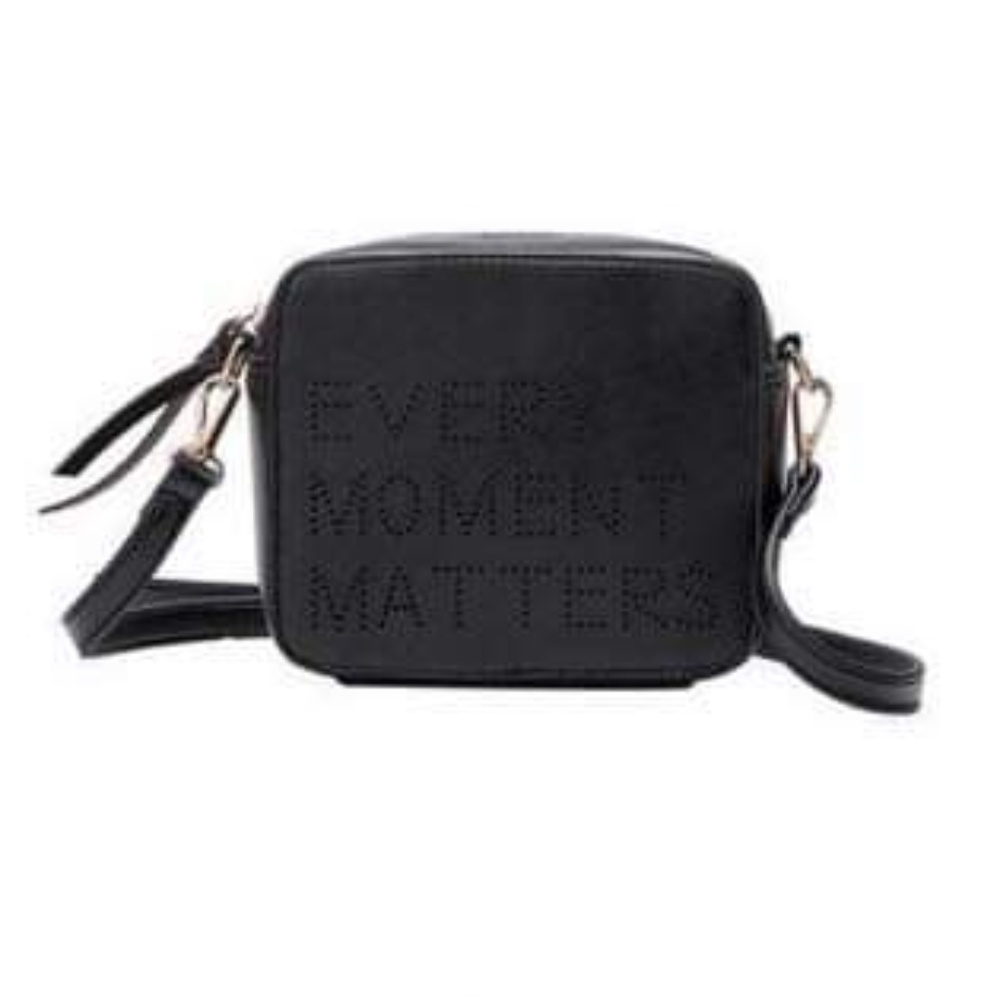 Stylish 'Every Moment Matters' Shoulder bag